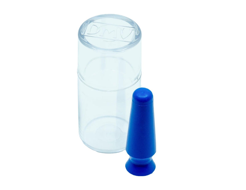 DMV Scleral Cup Lens Inserter Pack of 6, Ventless Contacts Inserter Tool for Scleral Lenses, Hard Contact Lenses, and Prosthetic Eyes, Applies Contacts Safely, Comfortably & Hygienically Cobalt Blue, 6pk
