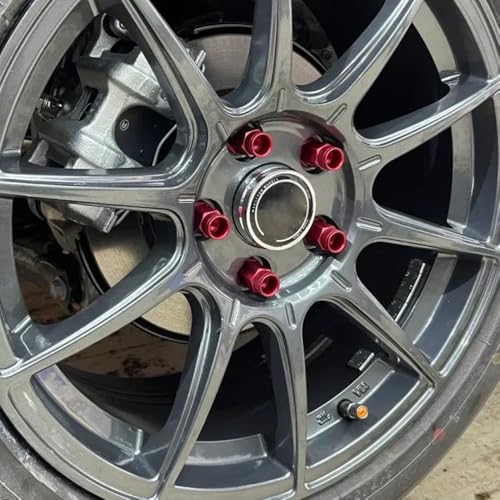 20PCS 1/2"-20 Lug Nuts for Bronco Cherokee Liberty Mustang Ranger Explorer YJ TJ KJ KK ZJ WJ WK XK MJ XJ Aftermarket Wheels, Extended Open End 1.93" Tall 17mm Hex, Cone Seat (Black, 1/2"-20) Black