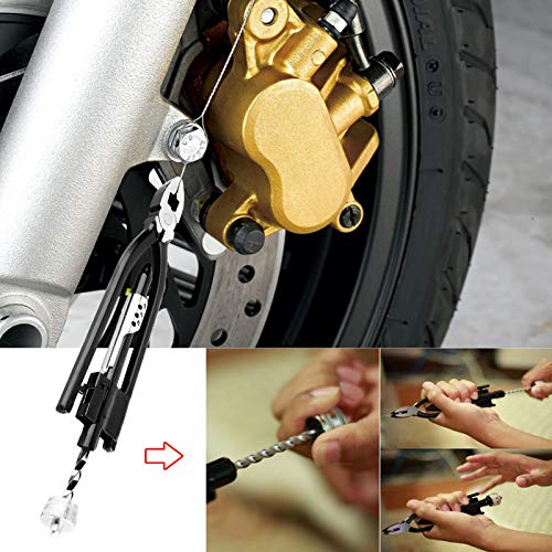 Ejoyous Wire Swivel Pliers 9" (228mm) Wire Lathe Pliers with 18/20 Gauge Steel Galvanized Wire for Safety Wire Wire Twist Pliers Safety Wire