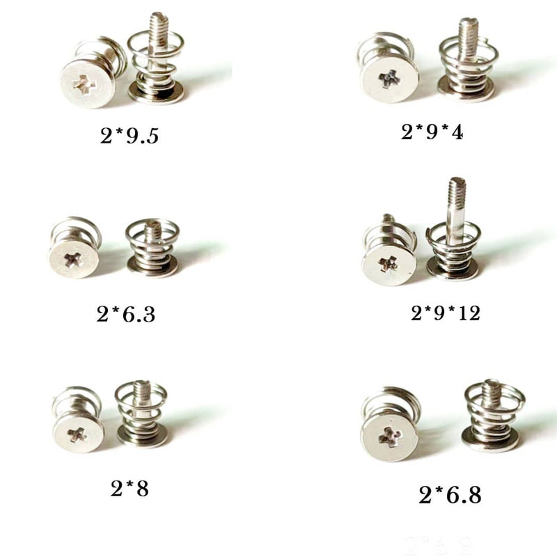 Easycargo 72pcs M2 Graphic Card Heatsink Screw Mounting Kit, GPU Spring Screws, Graphics Card Back Plate Heatsink Screws Heat Sinks Fastener