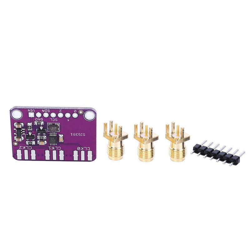 Clock Generator Breakout Board, CJMCU-5351 Si5351A clock splitter Signal generator Electronic component 8KHz-160MHz Clock generators