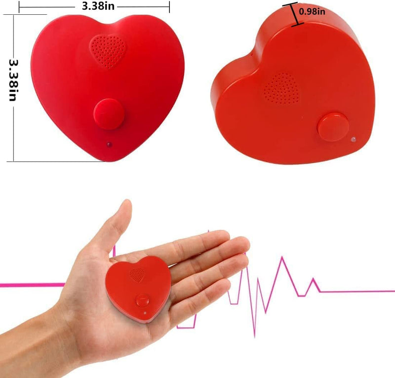 5min Voice Recorder for Stuffed Animal,Personal Voice Message Recordable Sound Recorder Chips Module for Christmas Plush Toy and Manual DIY Creative Sound Presents for Boyfriend(Red)