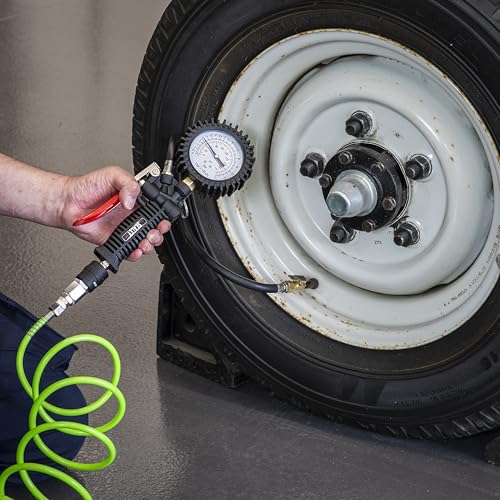 Sealey Sa9302 Tyre Inflator With Clip-On Connector