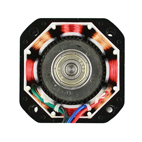 STEPPERONLINE Nema 17 Stepper Motor Bipolar 1A 13Ncm Stepper Motor 42 x 20 mm 4 Wires for Extruder 3D Printer CNC Robot