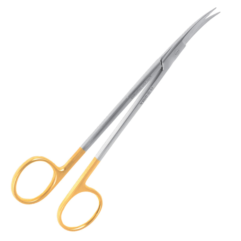 Gima - Kelly scissors, curved, with pointed ends, 16 cm, with very strong tips that ensure surgeons high precision, 38521 CURVE