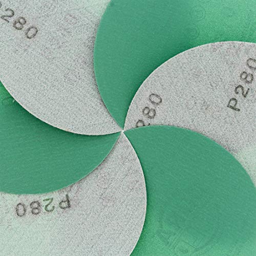 Dura-Gold 280 Grit 5" Sandpaper Discs & Soft Density Interface Pads