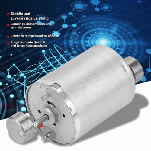 DC Double Shaft Vibration Motor Electric Vibration Motor High Torque 2 Eccentric Rotating Wheels 12V 31mm Length