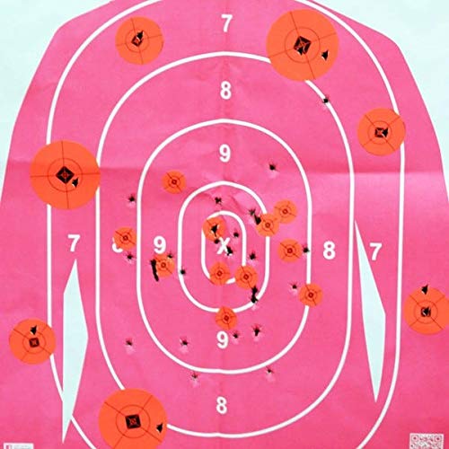1” Fluorescent Red Target Spots - Adhesive Shooting Stickers for Aiming - Targeting Pasters for Accuracy Training - 250 Bright Self-Adhesive Dots per Roll | LabelValue