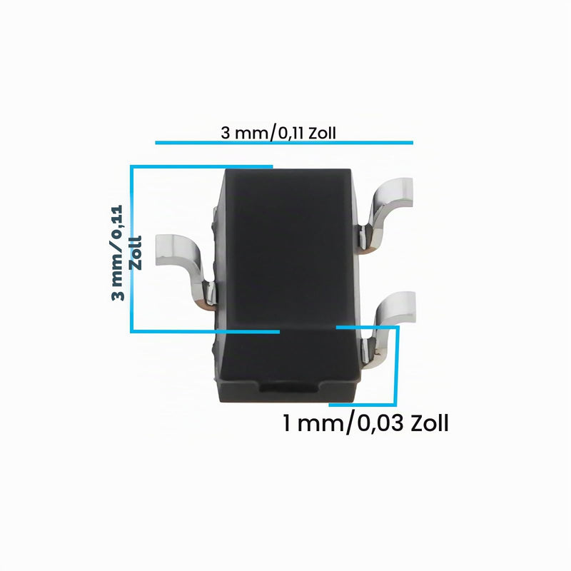 OTOTEC SMD Linear Hall Effect Sensor Switch 49E SS49E AH49E Compatible with Motor Control for Reading Magnetic Codes Pack of 20