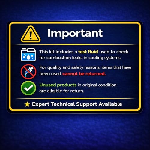 BT-500 Head Gasket Combustion Leak Test Kit - Made in USA universal