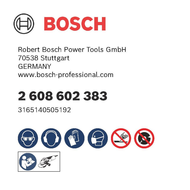 Bosch 2608602383 Rapido Multi Construction Straight Cutting disc 1.6 mm Diameter: 125 mm