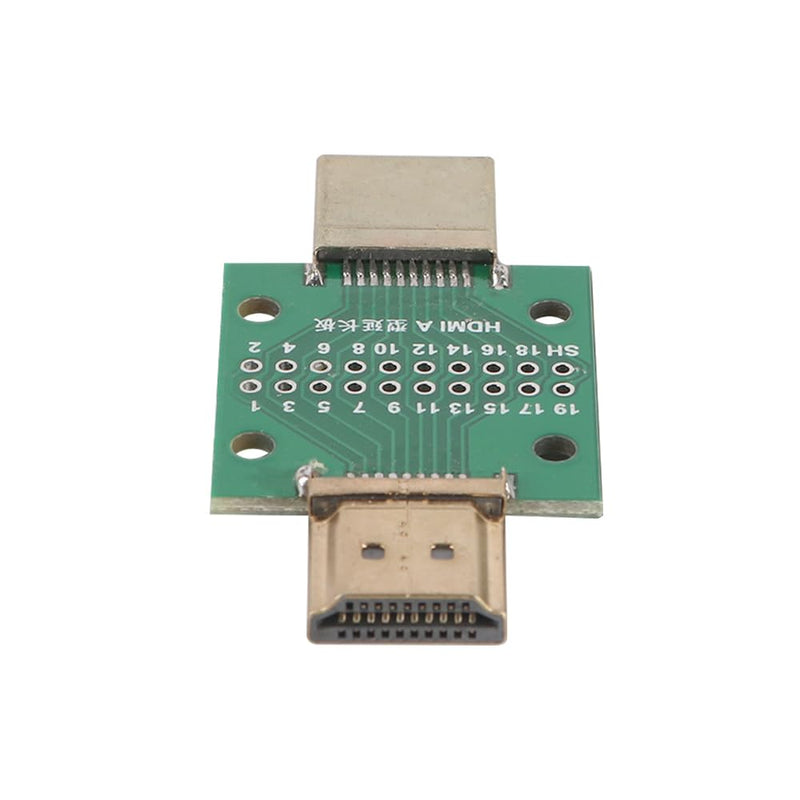 HDMI Male to Male 2.54 DIP Double Sided Socket Breakout Board Connector Test Repair Board Mini Connector with PCB for Electronics Projects