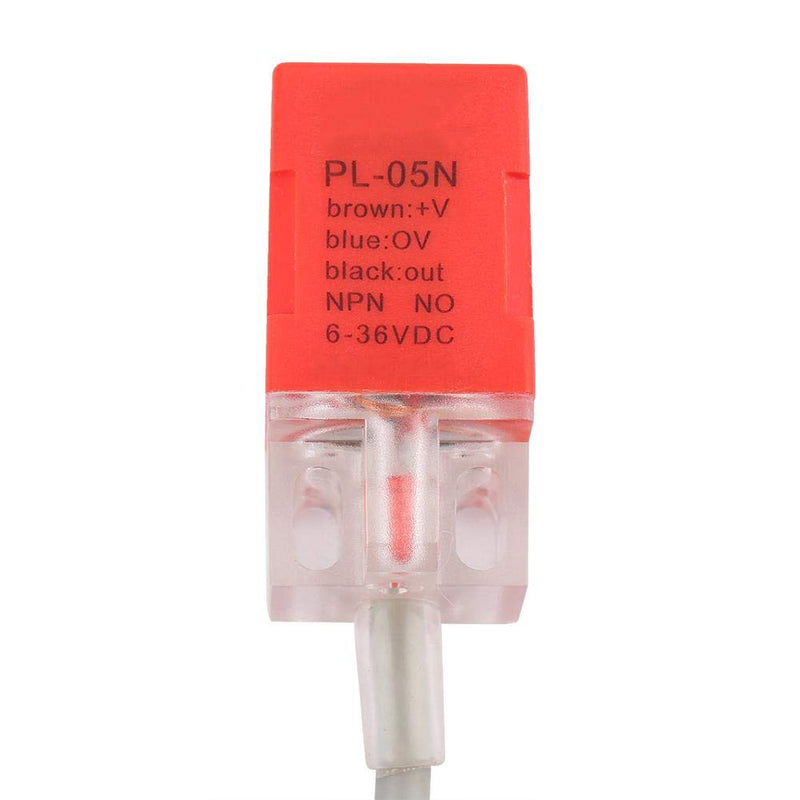 Inductive proximity switch, ABS material PL 05N NPN proximity sensor switch, detection distance 5mm