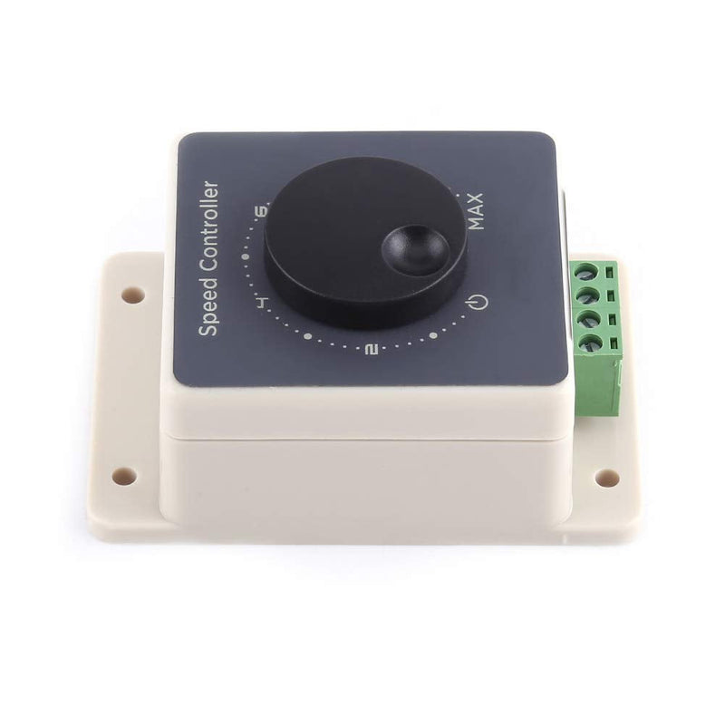 12V Motor Controller Motor Speed Controller PWM Pulse Width Modulator DC10-60V 20A Waterproof Shell
