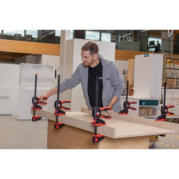 BESSEY EHKL360, 18 In., Trigger Clamp and Spreader 360 Rotating Handle One-Hand Bar Clamps 18 inch