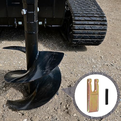 5 Sets Spiral Drill Teeth 35 Size with Rubber Strips, for Digging Crumbly Rock, Soil, Bricks and More 5