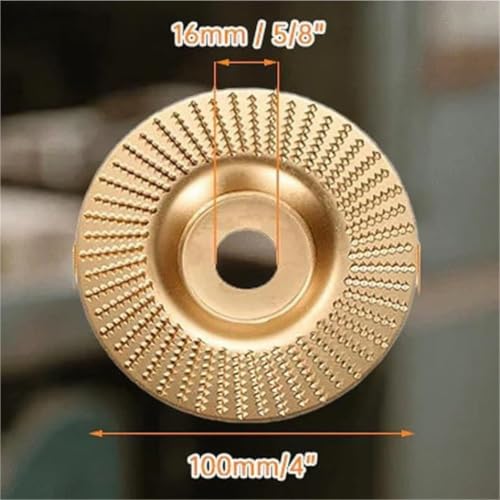 Polishing Pad for Angle Grinder, 3-Piece Angle Grinder Polishing Pad, High Performance Wood Carving Disc Set, Tungsten Carbide Sanding Discs (Mix) Mix