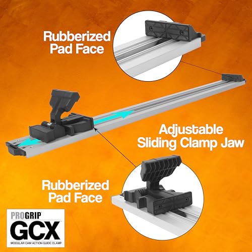ProGrip GCX Edge 24" Clamp Guide Modular Extendable Track for Circular Saws 24" GCX Clamp