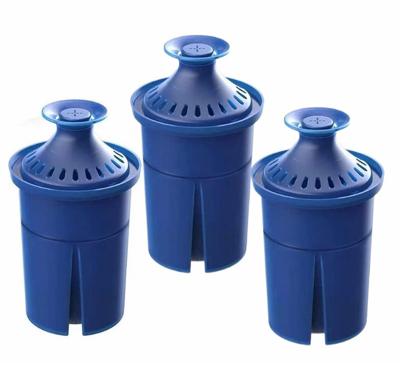Elite Water Filter Replacements for Brita Pitcher Water Filter and Dispensers, NSF Certified to Remove 99% of Lead,BPA FREE,3 Count(Blue) Blue (3 Count)