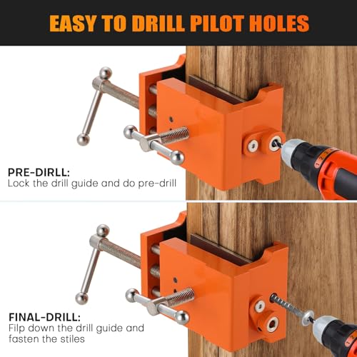 Cabinet Installation Clamps Orange 2 Pack