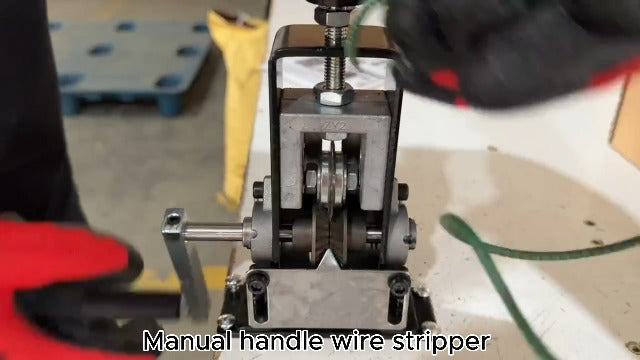 EXKRAEFT Manual Wire Stripping Machine Gauge Wire 0.06-1'' Single blade wire stripping machine