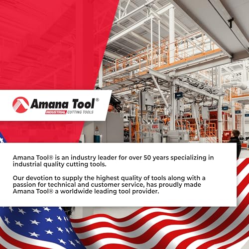 Amana Tool Solid Carbide Spektra Extreme Tool Life Spiral Plunge Router Bit Down-Cut, 46415-K, 1/4 Dia x 1 CH x 1/4 Shank 2-1/2 Inch L 1/8 Dia x 1/2 x 1/4 Inch