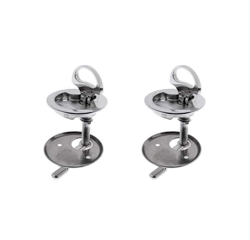Mxeol Boat Cam Latches Stainless Steel Marine Hatch Cam Latch Pull Sliver-2pcs
