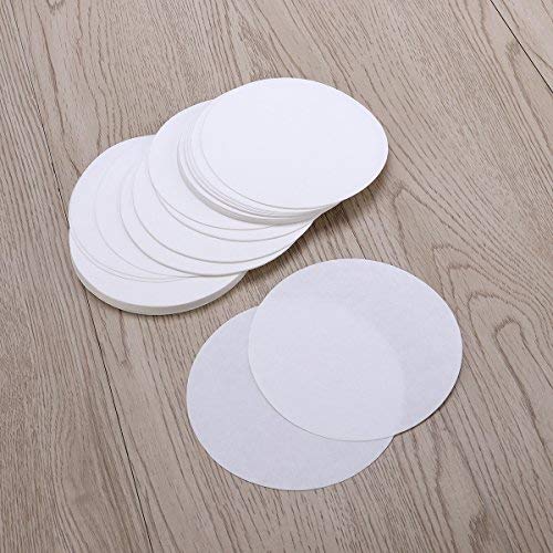 UEETEK Pack of 100 Quality Filter Paper, Diameter 11 cm Paper Discs with Medium Flow Speed for Chemical Applications