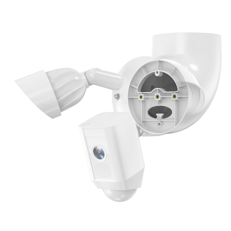 Eave Mount for Ring Floodlight Cam Wired Pro/Plus, Wired Ring Smart Lighting/Blink/Wyze Floodlight Camera V2/ Pro and Roku Floodlight Camera-White