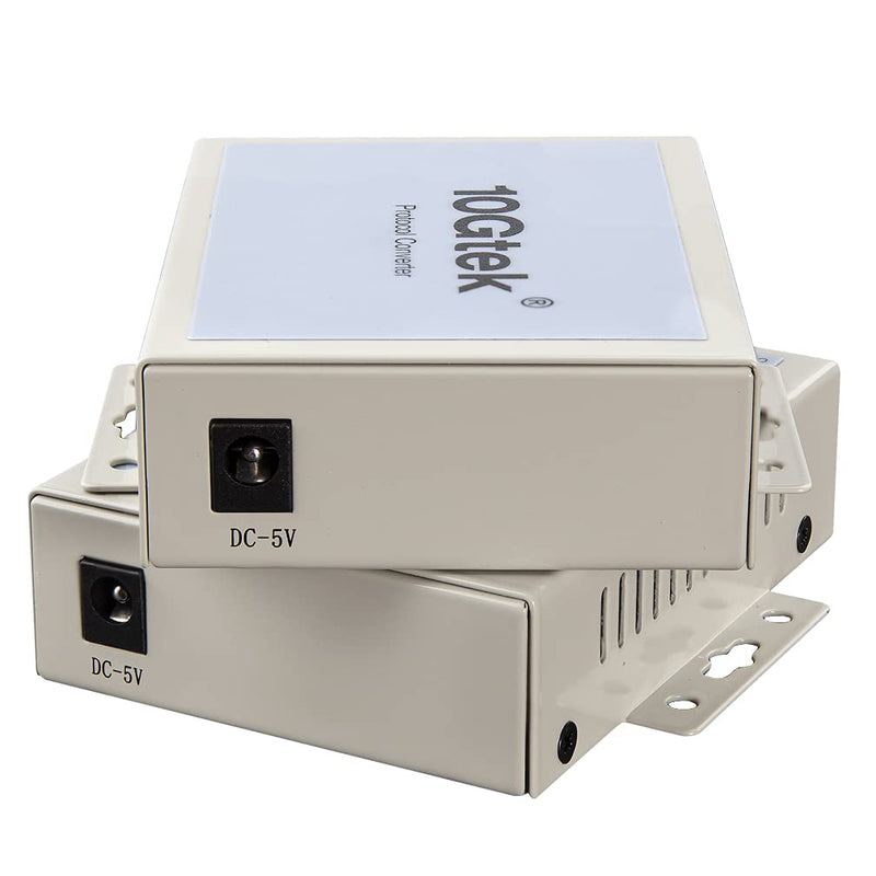 Serial RS485/RS422/RS232 to Fiber Optic Media Converter, Serial Communication Data Converter Device Server, SM Bidi SC 1310nm 20km, Daisy-Chain or Redundant-Ring FO RS-485/422/232