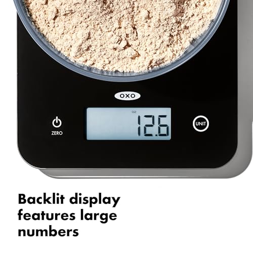 OXO Good Grips Everyday Glass Food Scale, 5 kg