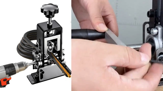 Manual Wire Stripper Machine for Power Drill Copper Wire Peeler Machine Gauge Wire 0.1"-1" Hand Crank Wire Stripping Machine Tool for Scrap Copper Recycling
