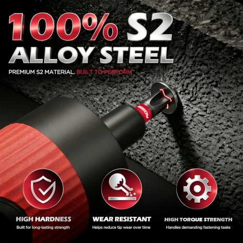 Torque Screwdriver 10-70 in-lb, 45-Piece 1/4" Drive Set with 24 S2 Steel Bits, 20 CR-V Magnetic SAE and Metric Nut Drivers, Storage Case, Inch Pound Torque Wrench for Automotive, Bike and DIY Repair 45-piece｜24 S2 Bits + 20 Nut Drivers