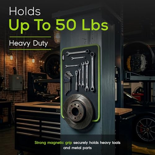 Magnetic Tool Mat 18x12, 50 lb Heavy Duty Non-Slip Magnetic Tool Pad