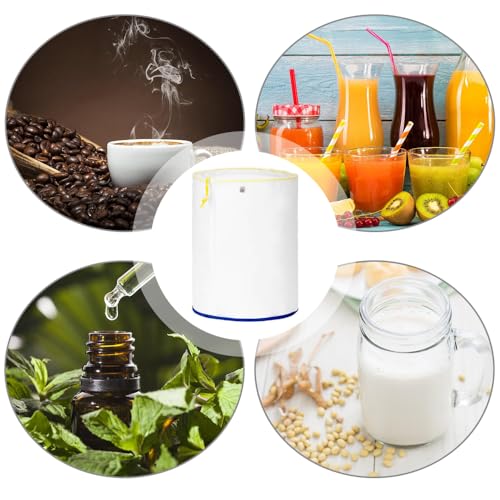 5 Pieces 5 Gallon Mesh Bubble Bags, All Mesh Bubble Hash Bag Set for Sustainable Filtration of Herbal Extracts, Press Strainer and Storage Bag Kit for Herbal Extraction and Production
