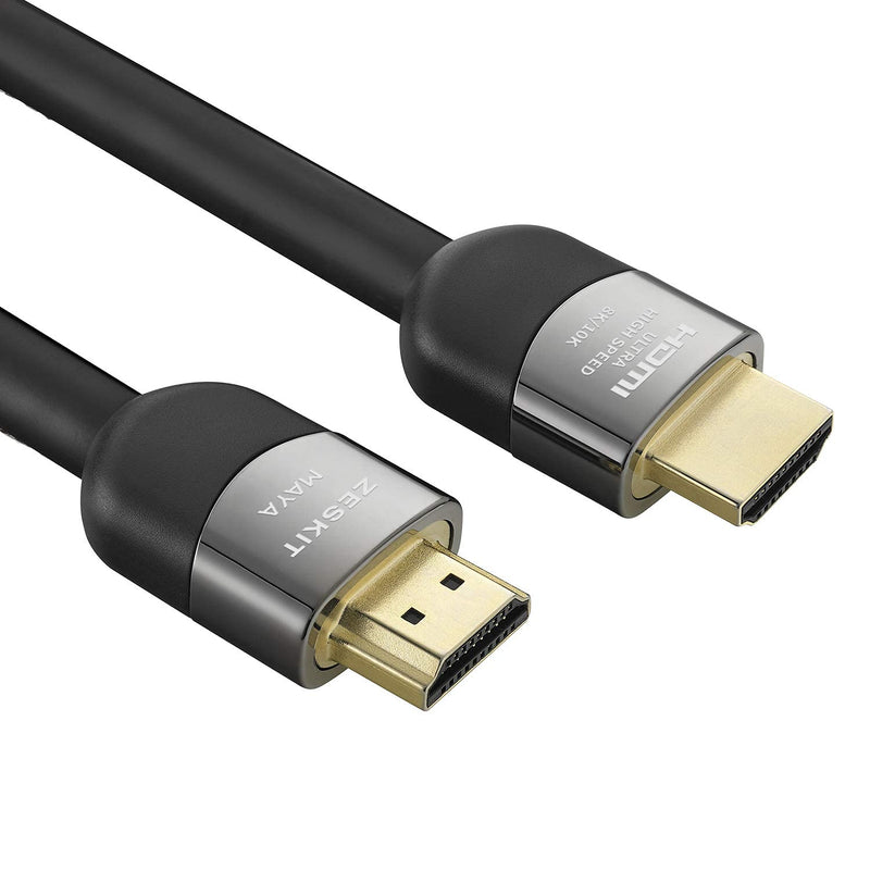 Zeskit Certified 2.1 8K HDMI Cable 48Gbps 4K120Hz Compatible with Soundbar eARC HDR10 VRR Dolby Vision Atmos HDCP 2.2 2.3 PS5 Xbox Series X Apple TV Roku (Ultra High Speed, Maya CL3 In Wall Long 23ft) 23 ft