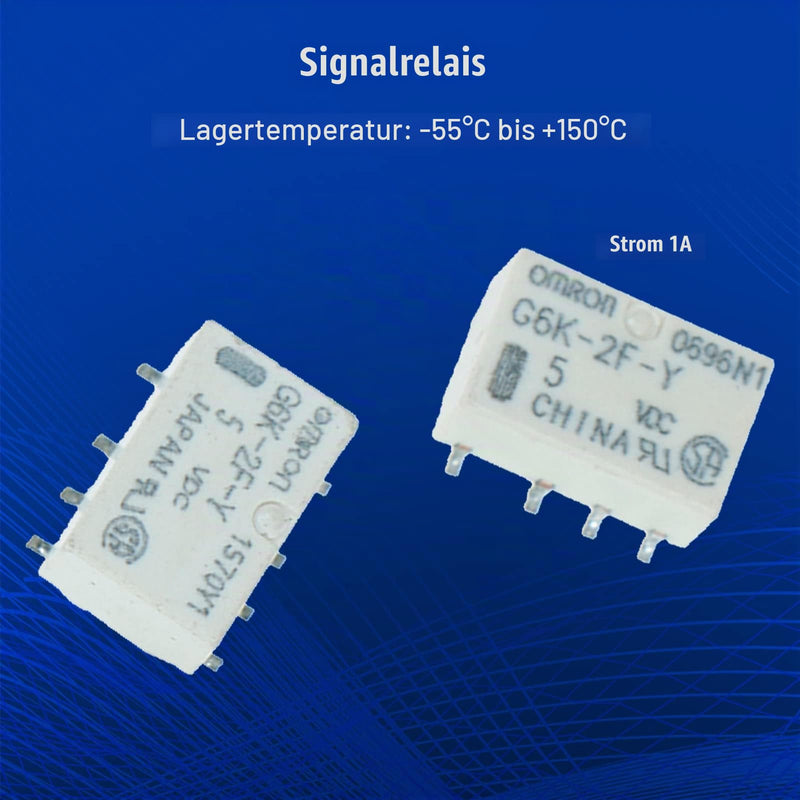 Relay Module DC 5V, 5 Pieces 1A Signal Relay Mini Power Relay 1 Channel Relay Module for Electronic Components for Omron Relay