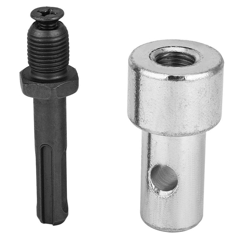 Earth Auger Adapter Connector Drill Accessories Drill Set 2 Pits 2 Slots Metal Round Shank Rotary Tool Drill Parts Wood Aluminum Copper Iron