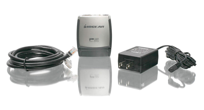 IOGEAR 1-Port USB 2.0 Print Server, GPSU21 3INCH LONGX 2 INCH WIDE English