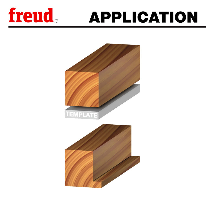 Freud 32-502 Multi-Rabbet Router Bit Set with 4 Bearings - 1/4" Shank