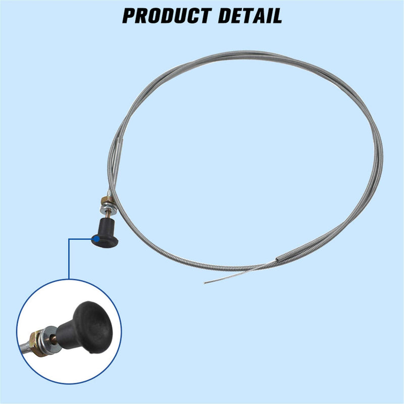 Rotary Universal Push Pull 237 Choke Cable 63 Inner 60 Conduit (2-3/4 Travel)