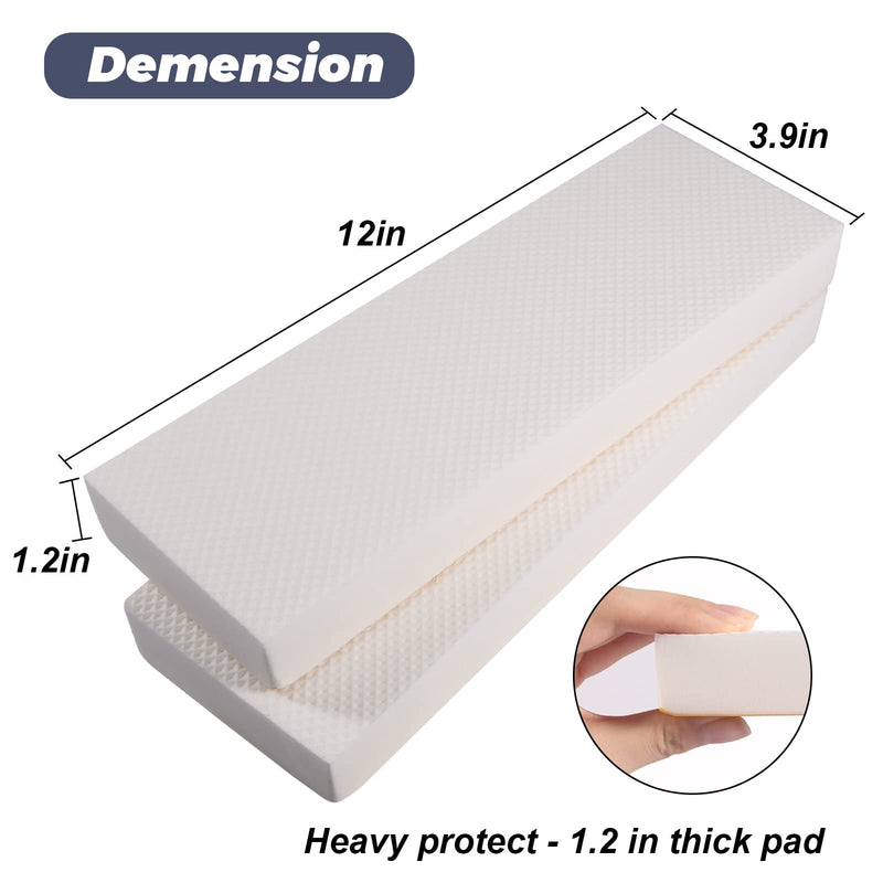 Garage Wall Protector Car Door Protectors Garage Guards Bumpers EVA Foam Thick Water Resistance Self Adhesive Garage Wall Pad for Car Doors Anti-Collision Garage Wall Protect,2 Pack White White-2pcs