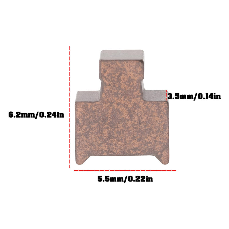 Carbon Brushes 3.5 x 5.5 x 6.2 mm Compatible with Bosch GSR 12V-15 and 12V-15 FC