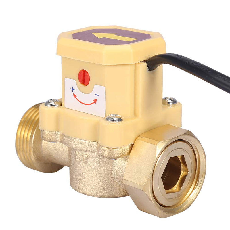 Flow Sensor Switch Thread G3/4-G3/4 Water Pump Adjustable Flow Sensor Pressure Automatic Switch 220V (Model: HT-200)