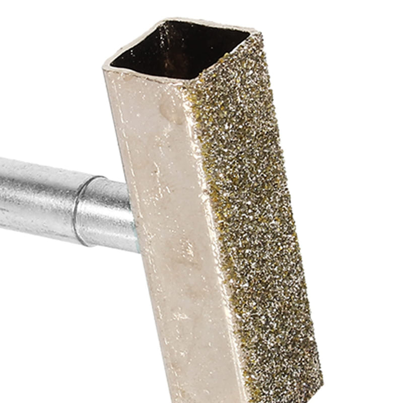 Grinding Wheel Dressing Tool, Diamond Grinding Wheel, Stone Straightener, Proper Dressing Tool, Bench Grinding Machine with Flat Diamond Coated Surface 45 x 100 mm/1.7 x 3.9 inch