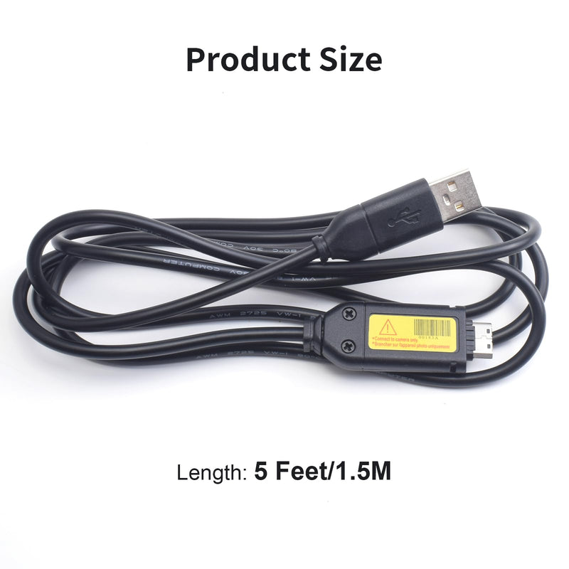 Alitutumao Replacement SUC-C7 SUC-C3 SUC-C5 Camera USB Charging Cable Cord Compatible with Samsung Digital Camera EX, L, WB, S, SL, ST, SH, P, PL Series TL220 SL202 SL605 L200 ST600 PL200 (20 Pin)