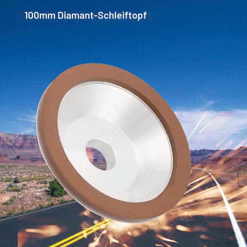 Diamond Cutting Disc Grinding Disc Carbide Metal 100mm for Alloy Blade Shape Tungsten Bowl
