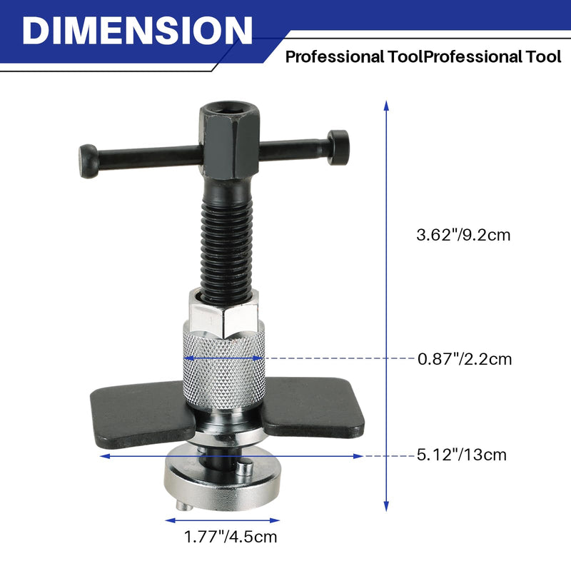 DASBET Disc Brake Caliper Piston Wind Back Tool | Automotive Car Disc Brake Piston Rewind Spreader Tool Professional Car Brake Caliper Rewind Tool for Replacement of Rear Brake Pad