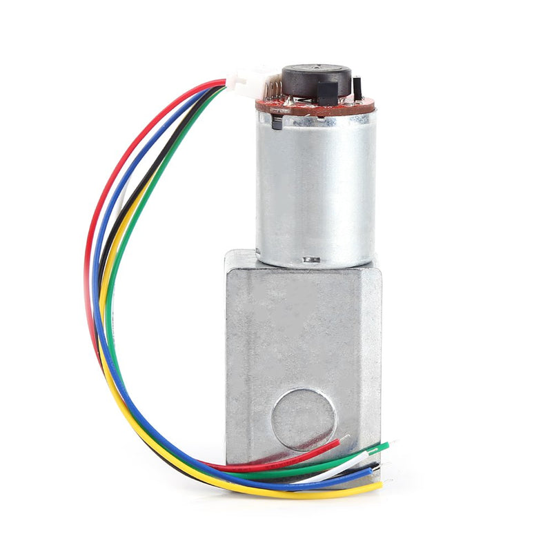 DC 12v High Torque Turbine Snail Turbo Worm DC Gear Motor 12v Speed Reduction Motor With Encoder Strong Self-Locking (30rpm) 30RPM
