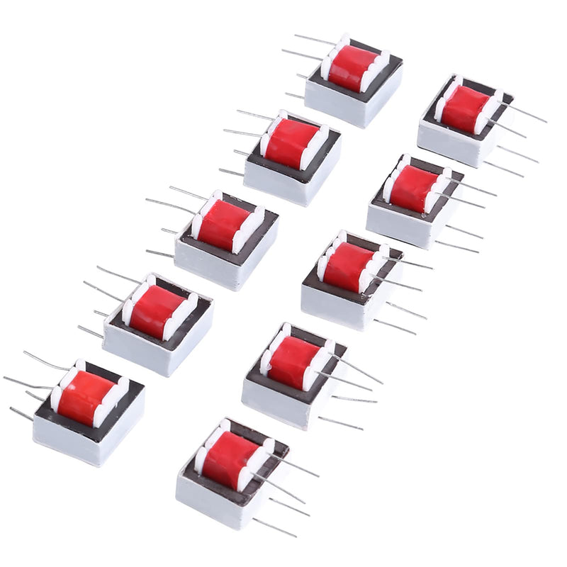 10pcs/pack High Efficiency Audio Isolation Transformers 600:600 Ohm 1:1 EI14 Isolation Audio Transformers